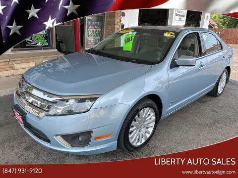 2010 Ford Fusion Hybrid for sale at Liberty Auto Sales in Elgin IL