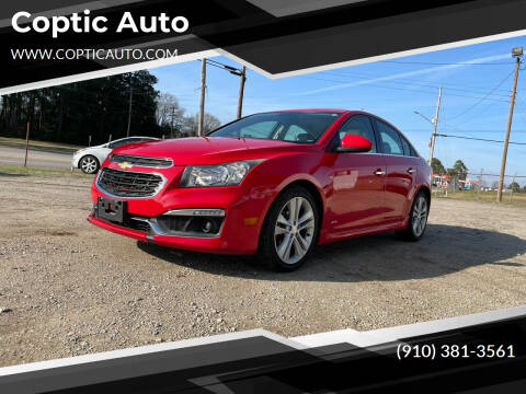 2015 Chevrolet Cruze for sale at Coptic Auto in Wilson NC