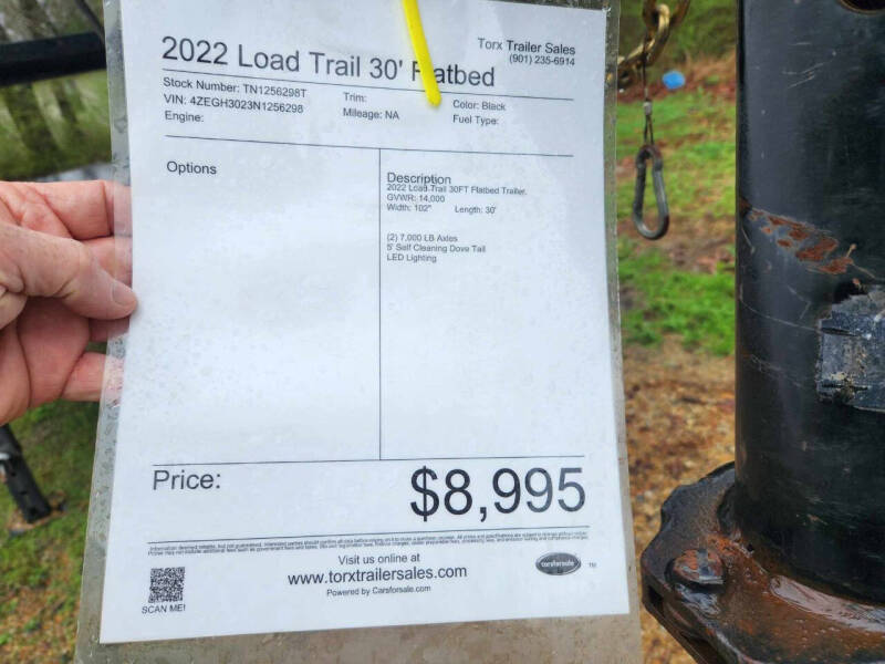 2022 Load Trail 30' Flatbed