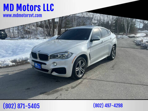 2018 BMW X6 for sale at MD Motors LLC in Williston VT