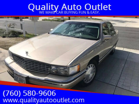 1996 Cadillac DeVille for sale at Quality Auto Outlet in Vista CA