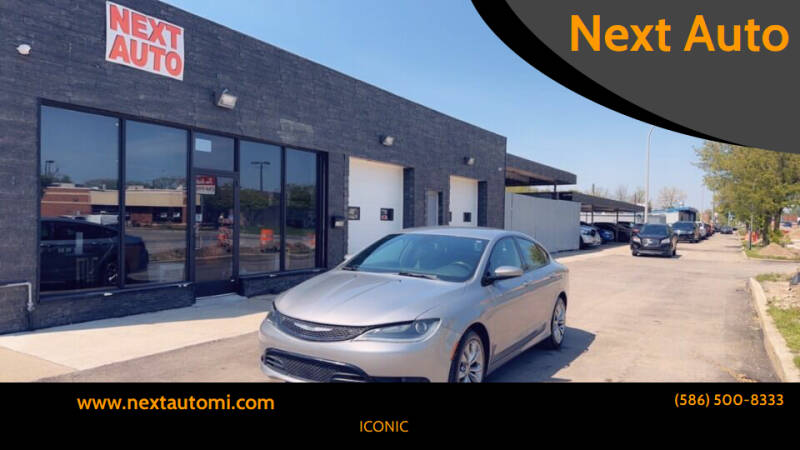 2016 Chrysler 200 for sale at Next Auto in Mount Clemens MI