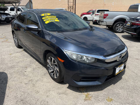 2016 Honda Civic for sale at JR'S AUTO SALES in Pacoima CA