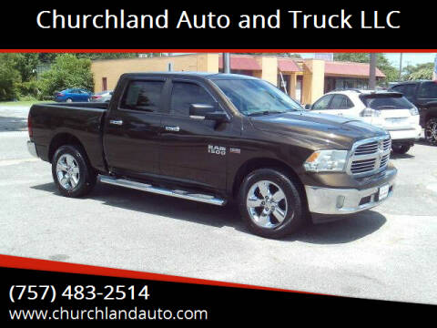 2014 RAM Ram Pickup 1500 for sale at Churchland Auto and Truck LLC in Portsmouth VA