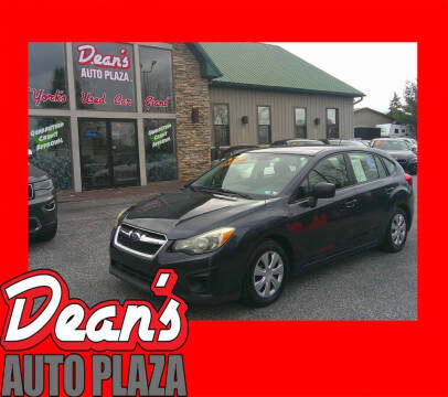 2013 Subaru Impreza for sale at Dean's Auto Plaza in York PA