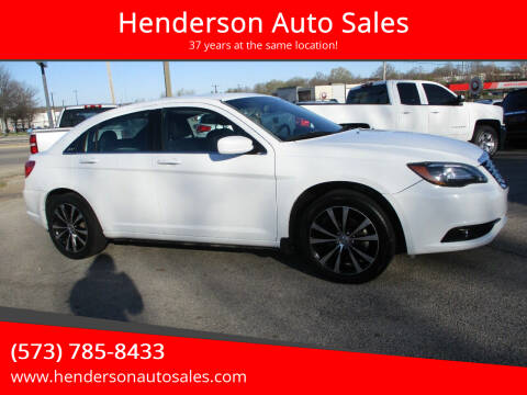 2014 Chrysler 200 for sale at Henderson Auto Sales in Poplar Bluff MO