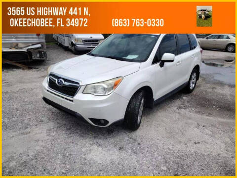 2015 Subaru Forester for sale at M & M AUTO BROKERS INC in Okeechobee FL