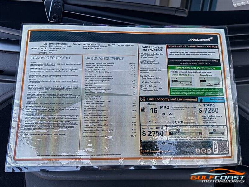 2022 McLaren 765LT Spider