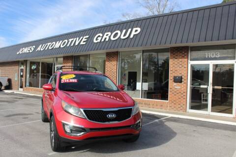2015 Kia Sportage for sale at Jones Automotive Group in Jacksonville NC
