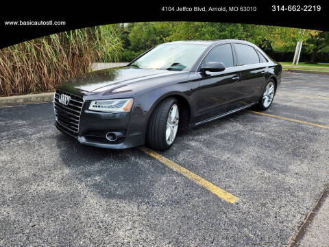 2017 Audi A8 L for sale at Basic Auto Sales in Arnold MO