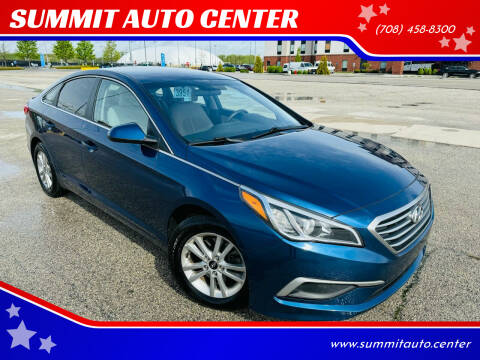 2017 Hyundai Sonata for sale at SUMMIT AUTO CENTER in Summit IL