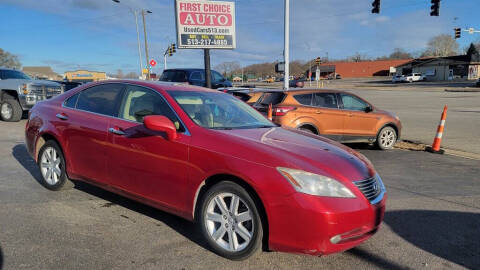 2009 Lexus ES 350 for sale at FIRST CHOICE AUTO in Middletown OH