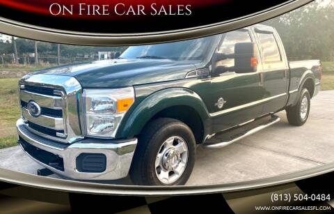 2011 Ford F-250 Super Duty for sale at On Fire Car Sales in Tampa FL