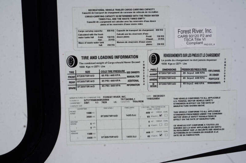 2022 Prime Time RV Tracer Ultra-Lite  24 DBS