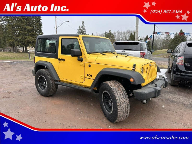 2009 Jeep Wrangler for sale at Al's Auto Inc. in Bruce Crossing MI
