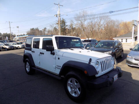 2017 Jeep Wrangler Unlimited for sale at Comet Auto Sales in Manchester NH
