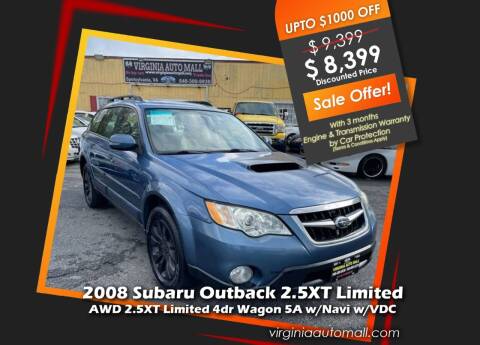 2008 Subaru Outback for sale at Virginia Auto Mall in Woodford VA