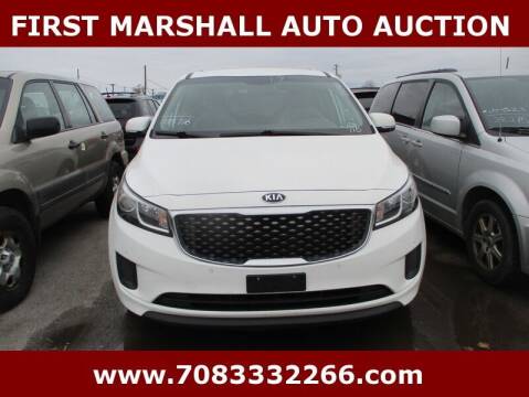 2017 Kia Sedona for sale at First Marshall Auto Auction in Harvey IL