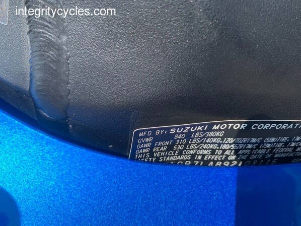 2009 Suzuki GSX-R750