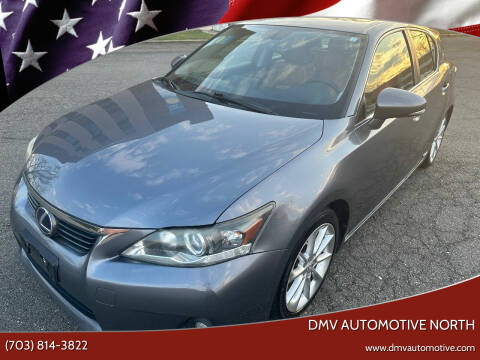 2012 Lexus CT 200h for sale at DMV Automotive North in Falls Church VA