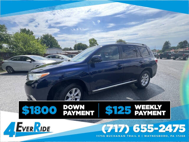 2011 Toyota Highlander for sale at 4 Ever Ride in Waynesboro, PA