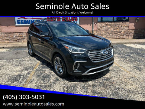 2017 Hyundai Santa Fe for sale at Seminole Auto Sales in Seminole OK