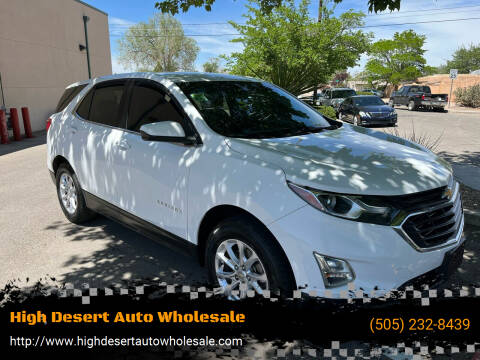 2018 Chevrolet Equinox for sale at High Desert Auto Wholesale in Albuquerque NM