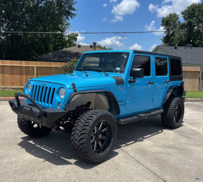 2018 Jeep Wrangler JK Unlimited for sale at KM Motors LLC in Houston TX