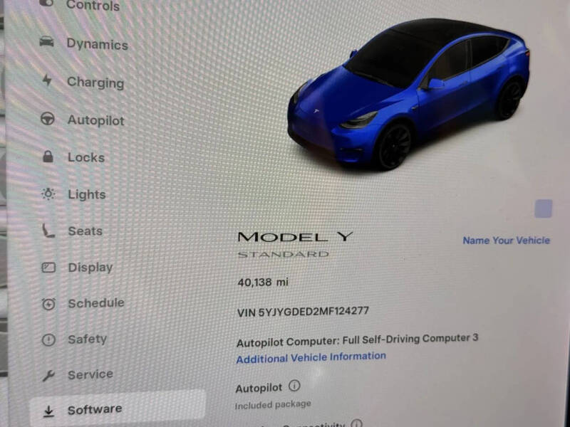 2021 Tesla Model Y Standard Range