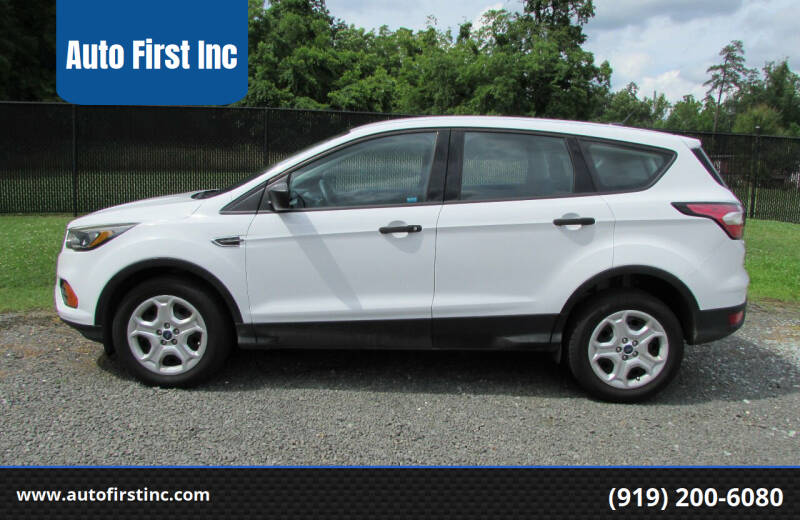 2018 Ford Escape for sale at Auto First Inc in Durham NC