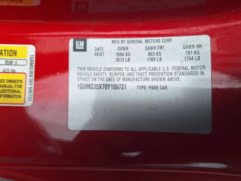 2008 Saturn SKY Red Line