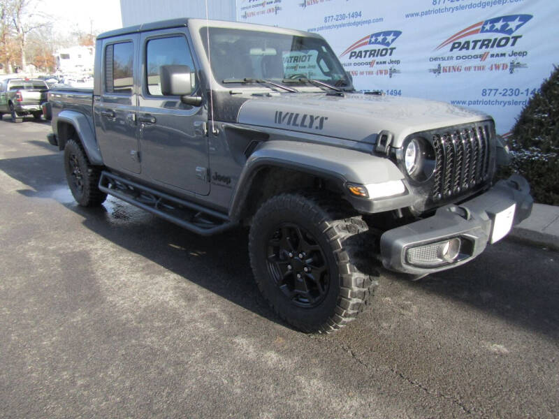 Used 2021 Jeep Gladiator WILLYS SPORT with VIN 1C6HJTAG9ML605059 for sale in Oakland, MD