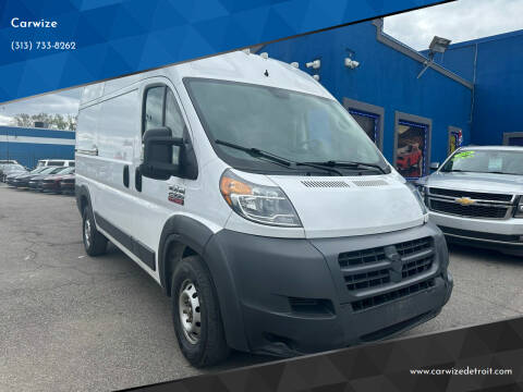 2018 RAM ProMaster for sale at Carwize in Detroit MI