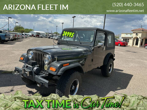 1986 Jeep CJ-7 for sale at ARIZONA FLEET IM in Tucson AZ