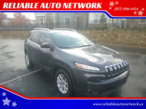 2016 Jeep Cherokee for sale at RELIABLE AUTO NETWORK in Arlington TX