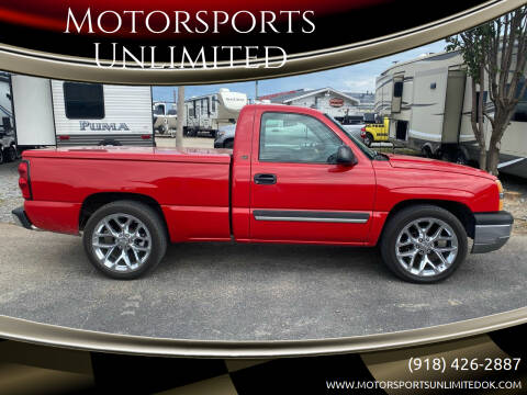 2003 Chevrolet Silverado 1500 for sale at Motorsports Unlimited - Trucks in McAlester OK