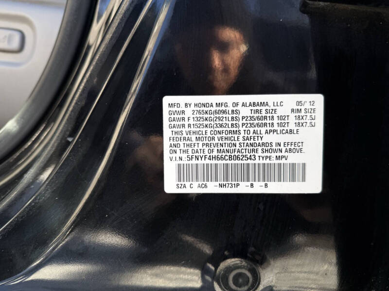 2012 Honda Pilot EX-L w/DVD