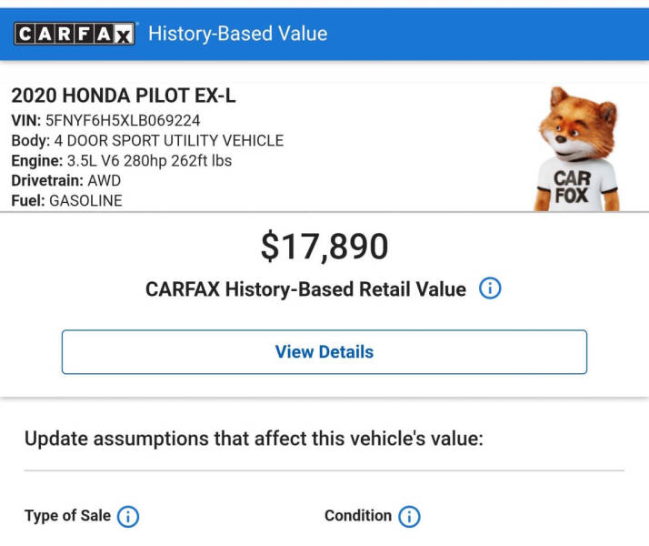 2020 Honda Pilot EX-L