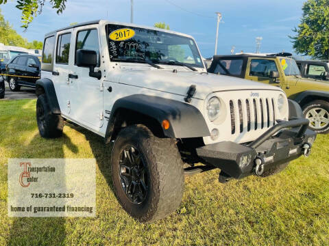 2017 Jeep Wrangler Unlimited for sale at Transportation Center Of Western New York in North Tonawanda NY