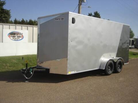 2024 CARRY ON 7 X 16 ENCLOSED for sale at Midwest Trailer Sales & Service in Agra KS