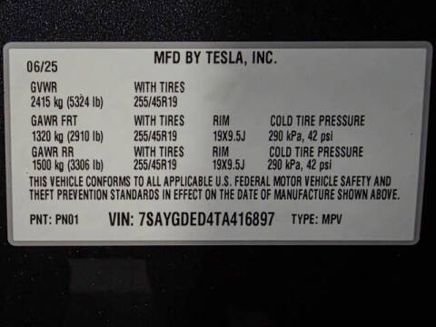 2026 Tesla Model Y Long Range