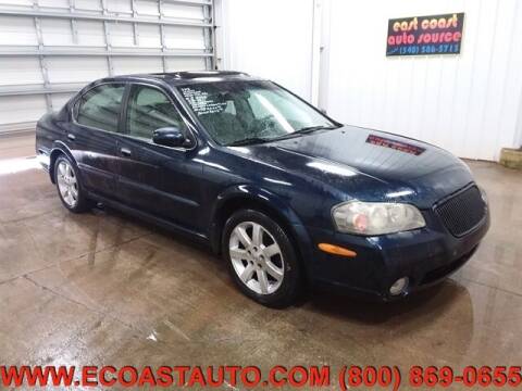 2002 Nissan Maxima for sale at East Coast Auto Source Inc. in Bedford VA