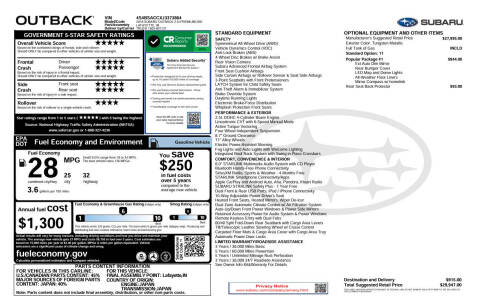 2018 Subaru Outback 2.5i Premium
