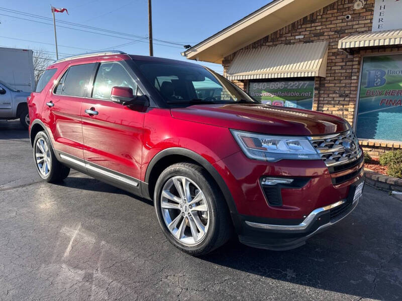 2018 Ford Explorer for sale at Browning's Reliable Cars & Trucks in Wichita Falls TX