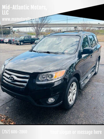 2012 Hyundai Santa Fe for sale at Mid-Atlantic Motors, LLC in Portsmouth VA