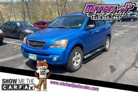 2005 Kia Sorento for sale at MICHAEL J'S AUTO SALES in Cleves OH