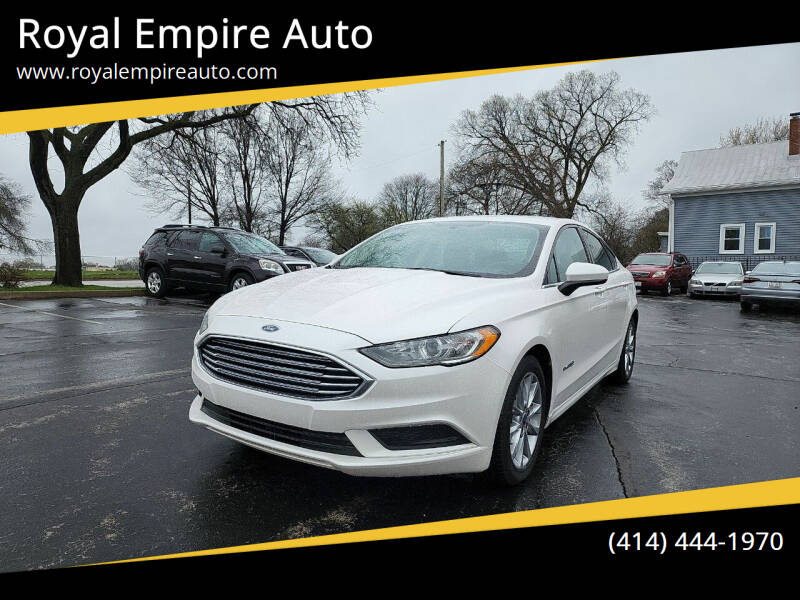 2017 Ford Fusion Hybrid for sale at Royal Empire Auto in Milwaukee WI