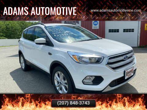 2018 Ford Escape for sale at Adams Automotive in Hermon ME