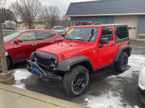 2015 Jeep Wrangler for sale at JERRY SIMON AUTO SALES in Cambridge NY