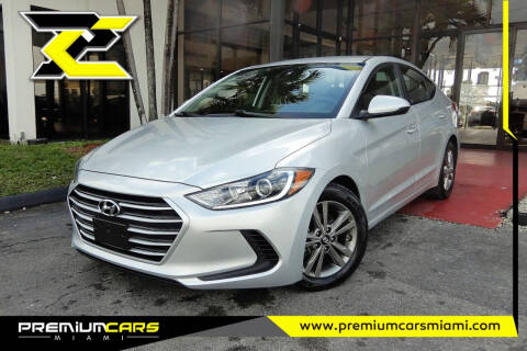 2018 Hyundai Elantra for sale at Premium Cars of Miami in Miami FL